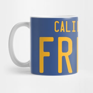 California Fresh License Plate Mug